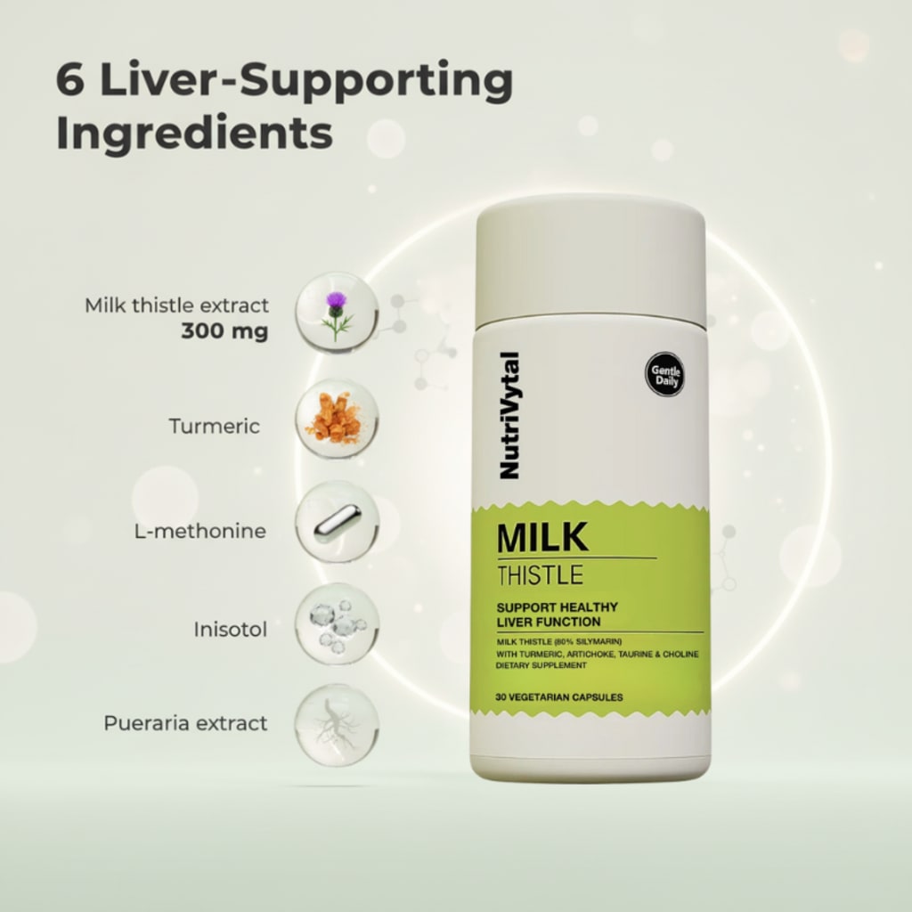 Milk Thistle Liver Detox & Fat Digestion Support